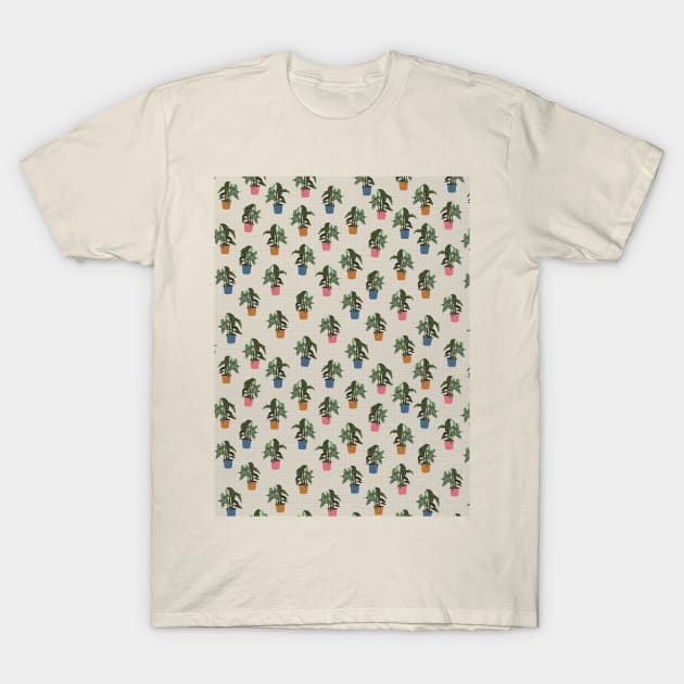 Cute begonia pattern T-Shirt by Window House